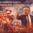 Global Markets Slide as Trump Escalates Greenland Dispute